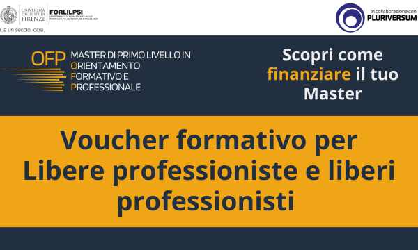 Voucher formativo individuale destinato a professioniste e professionisti.